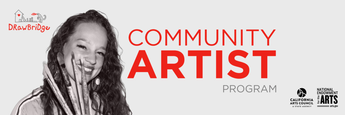 The new DrawBridge Community Artist Program connects local creators with youth in shelters, affordable housing facilities, and community centers throughout the region to develop art experiences and site-specific works. 